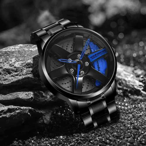 SPIN Car Wheel Watch Blue Edition – Sporty Motion