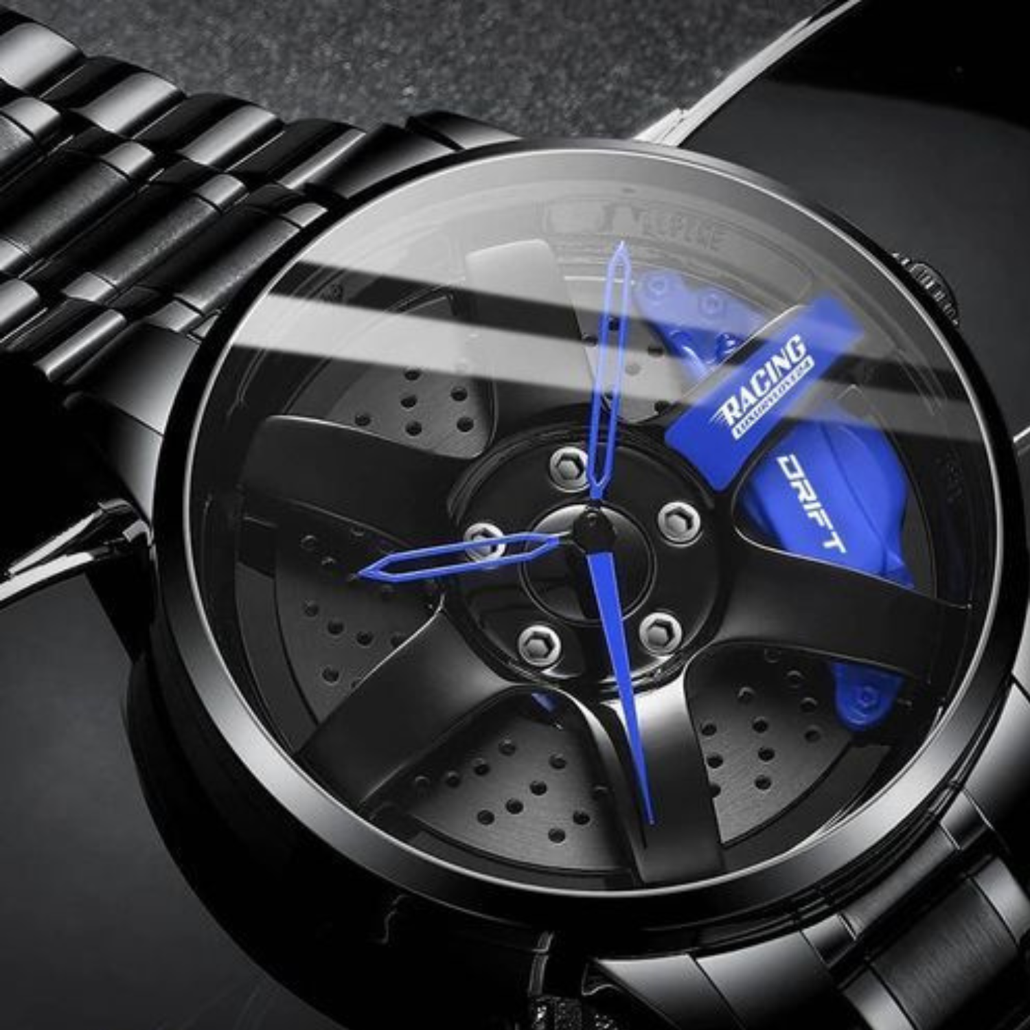 SPIN Car Wheel Watch Blue Edition – Sporty Motion - Image 2